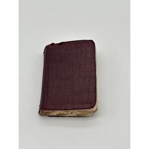 Vintage Midget English Dictionary Mini Pocket Book Burgess Bowes London As Is